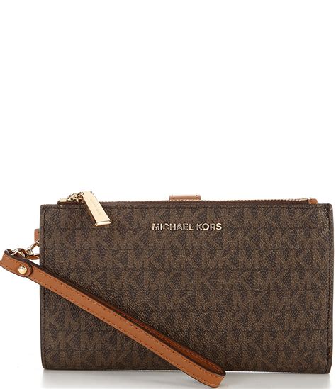 Michael Kors Signature Logo Jet Set Double Zip 